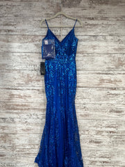 ROYAL BLUE MERMAID GOWN (NEW)