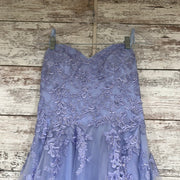 LAVENDER/FLORAL ALINE GOWN-NEW