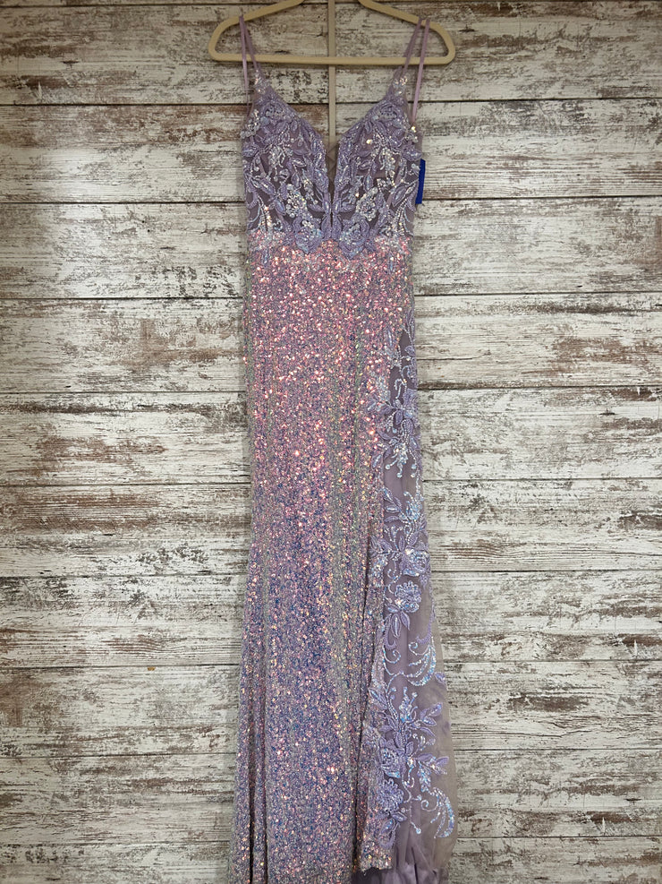LAVENDER SPARKLY LONG DRESS