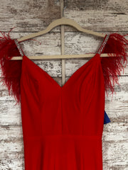 RED LONG EVENING GOWN