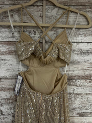 GOLD SPARKLY LONG DRESS (NEW)
