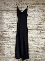 NAVY LONG EVENING GOWN