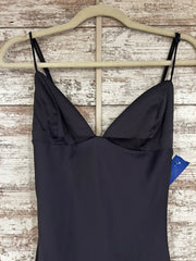 NAVY LONG EVENING GOWN