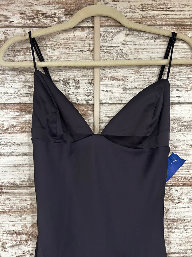 NAVY LONG EVENING GOWN