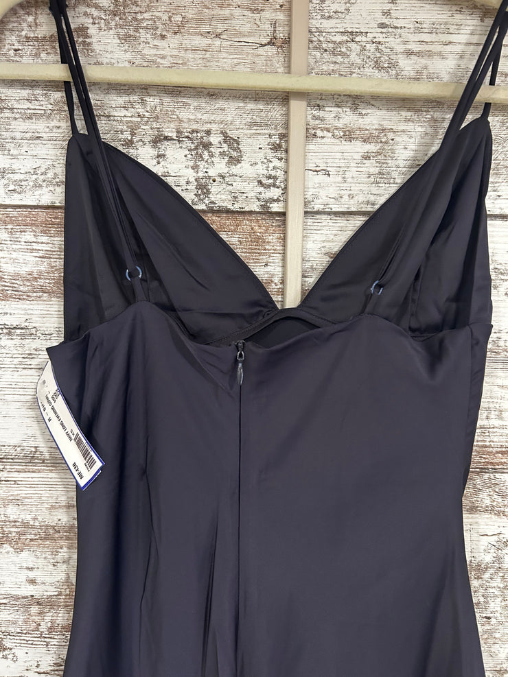 NAVY LONG EVENING GOWN