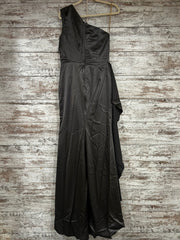 GRAY LONG EVENING GOWN (NEW)