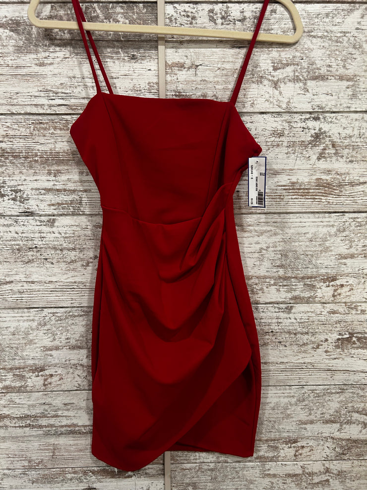 RED SHORT DRESS