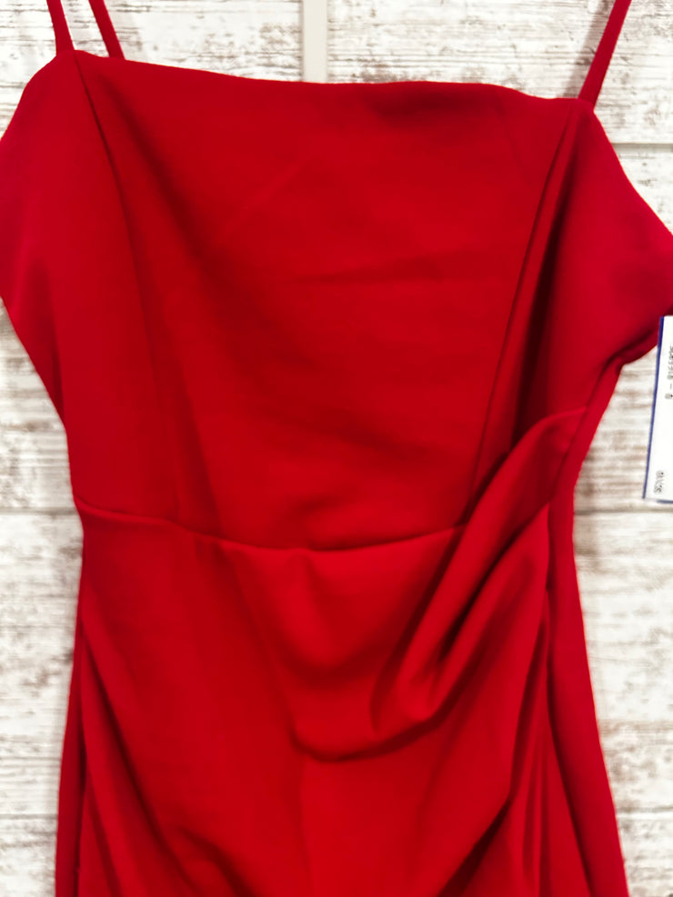 RED SHORT DRESS
