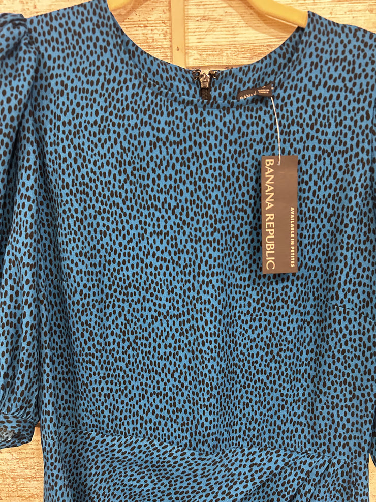 BLUE/BLACK SHORT DRESS $96