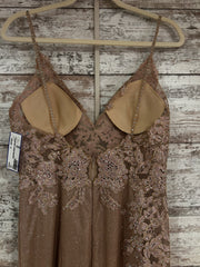 GOLD/PINK SPARKLY LONG DRESS