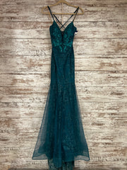 GREEN SPARKLY MERMAID GOWN