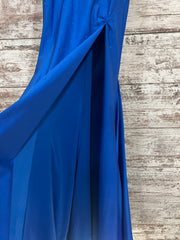 ROYAL BLUE GEMMED LONG DRESS