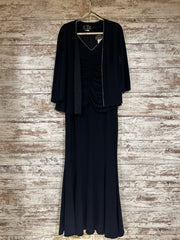 NAVY 2 PC, LONG DRESS SET