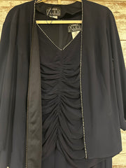 NAVY 2 PC, LONG DRESS SET