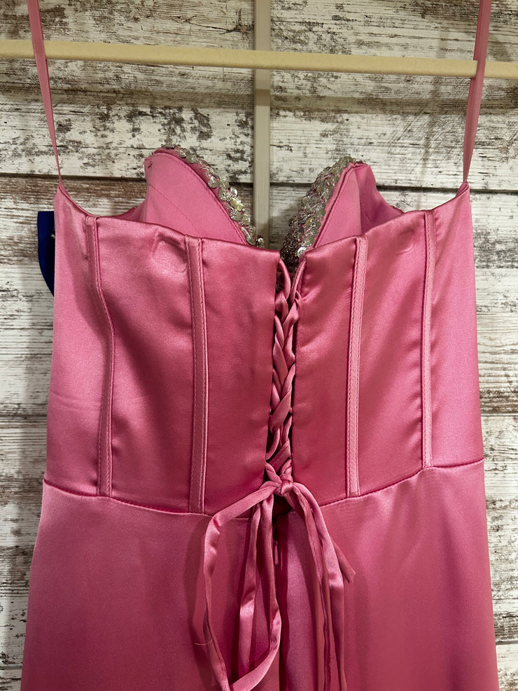 PINK LONG EVENING GOWN