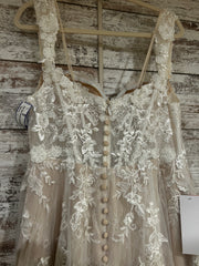 WHITE/NUDE WEDDING GOWN (NEW)