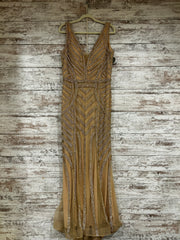 GOLD LONG EVENING GOWN