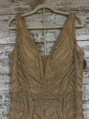 GOLD LONG EVENING GOWN