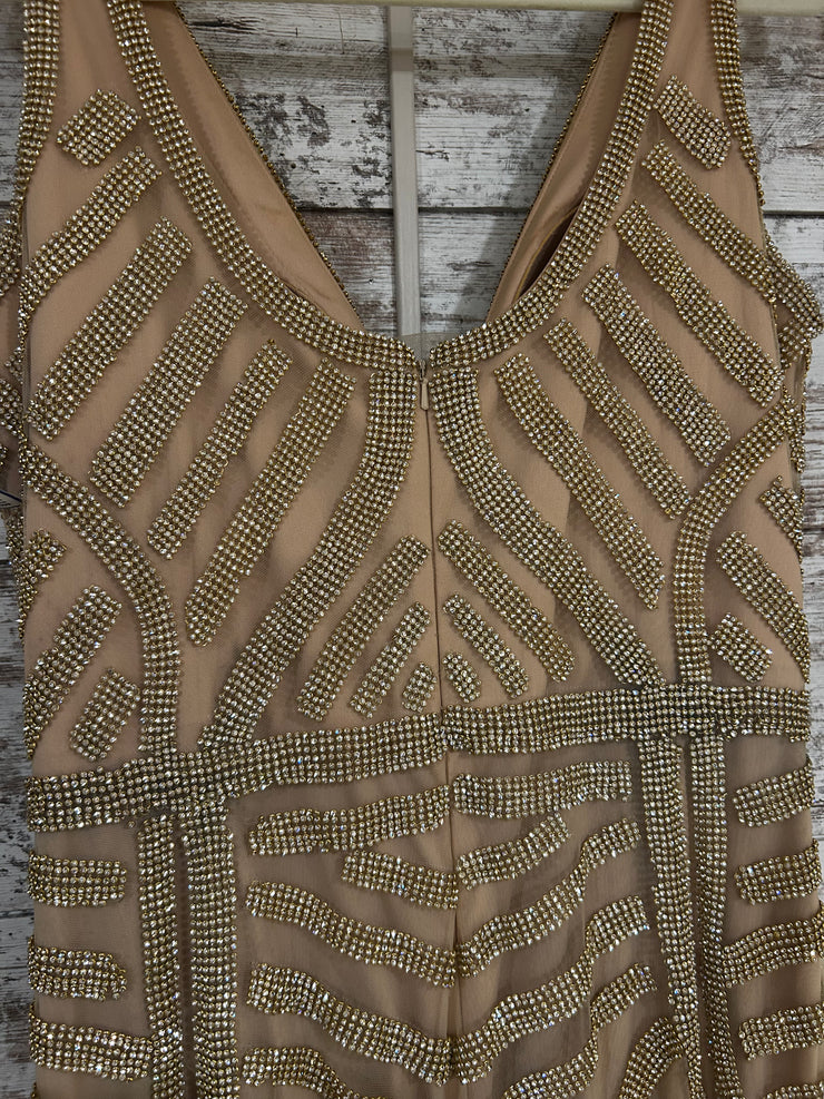 GOLD LONG EVENING GOWN