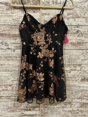 BLACK/GOLD SHORT DRESS