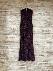 PURPLE/BLACK LONG DRESS (NEW)