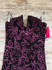 PURPLE/BLACK LONG DRESS (NEW)