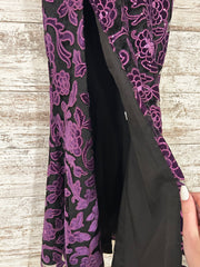 PURPLE/BLACK LONG DRESS (NEW)