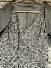 GRAY HANDMADE LONG DRESS $1500