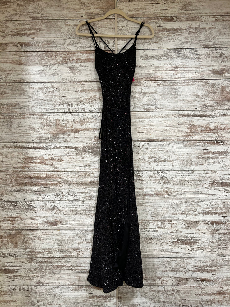 BLACK/COLORFUL SPARKLY LONG