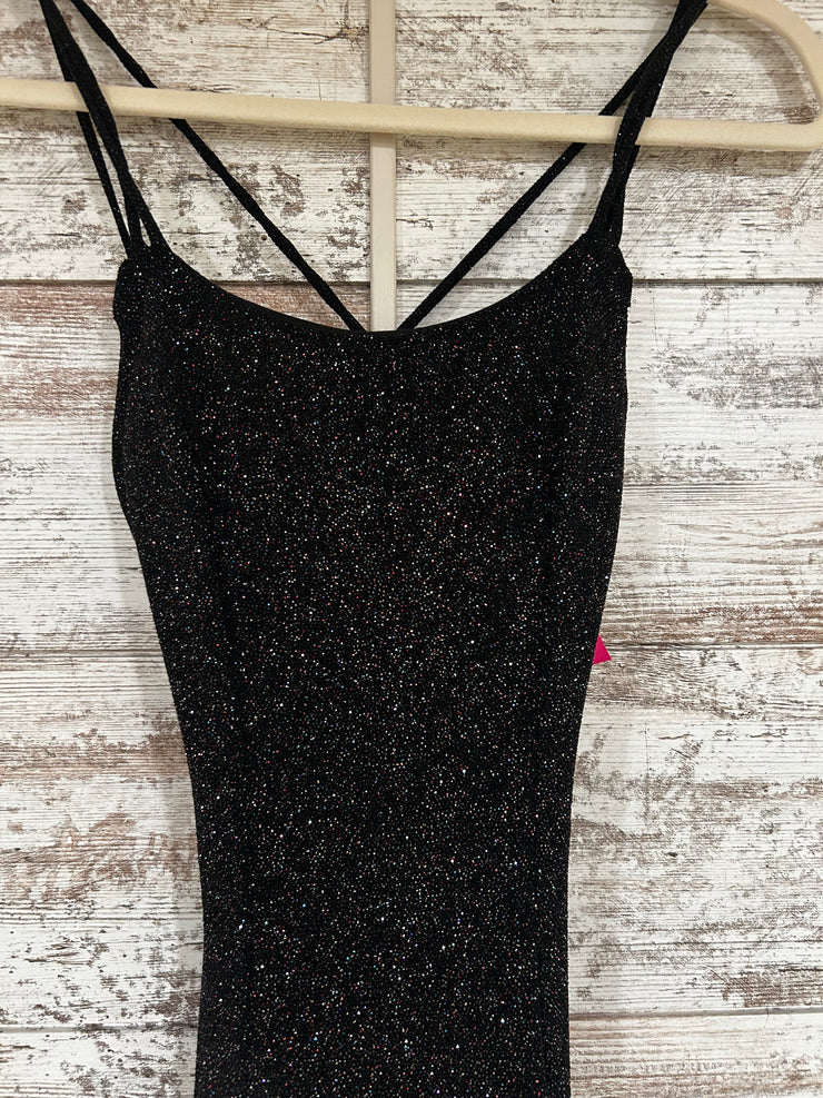 BLACK/COLORFUL SPARKLY LONG