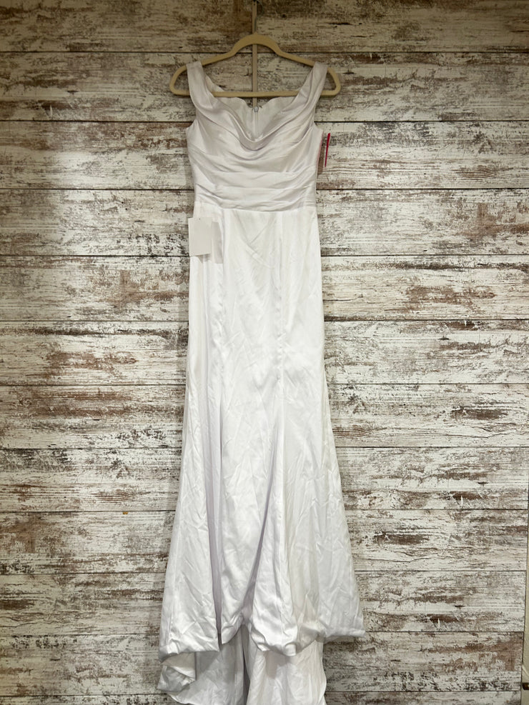WHITE LONG EVENING GOWN (NEW)