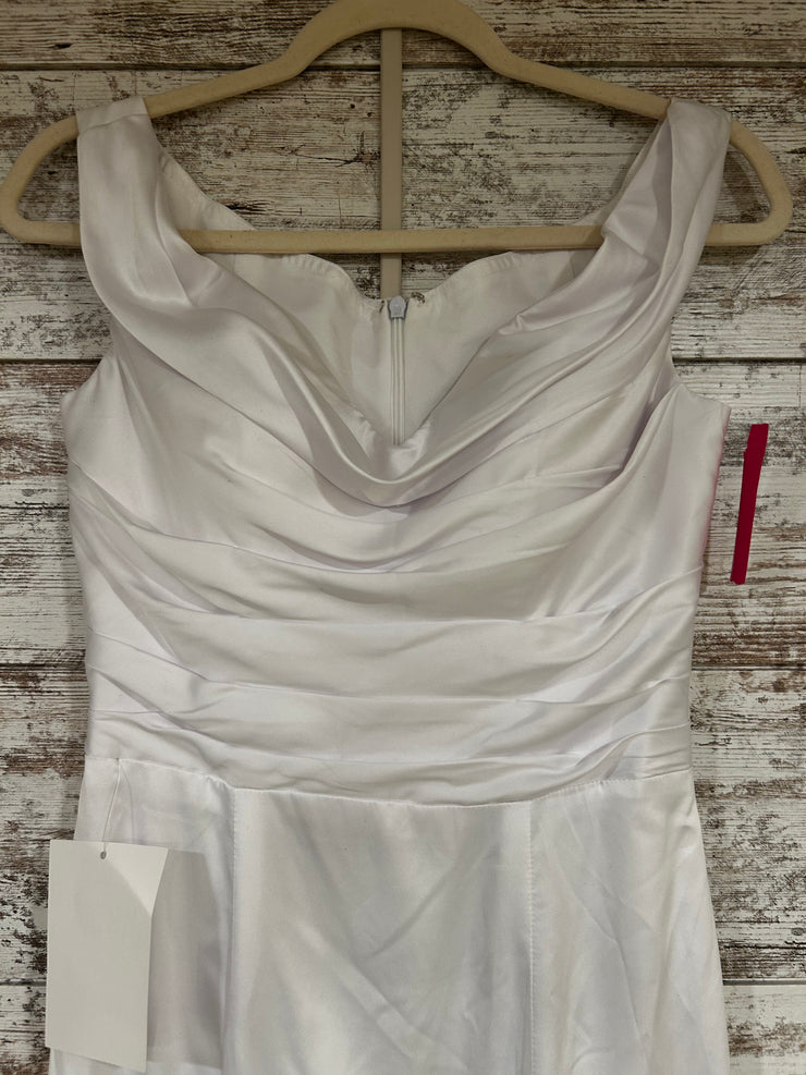 WHITE LONG EVENING GOWN (NEW)