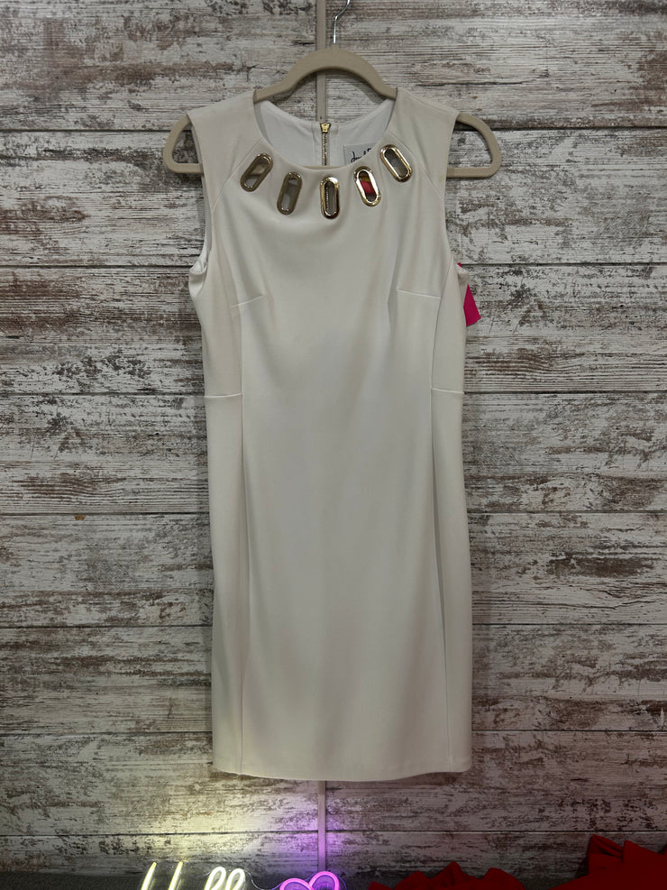 WHITE MIDI DRESS - RETAIL $319