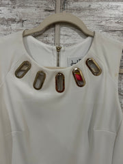 WHITE MIDI DRESS - RETAIL $319