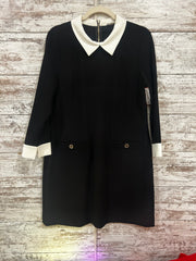 BLACK/WHITE MIDI DRESS $249