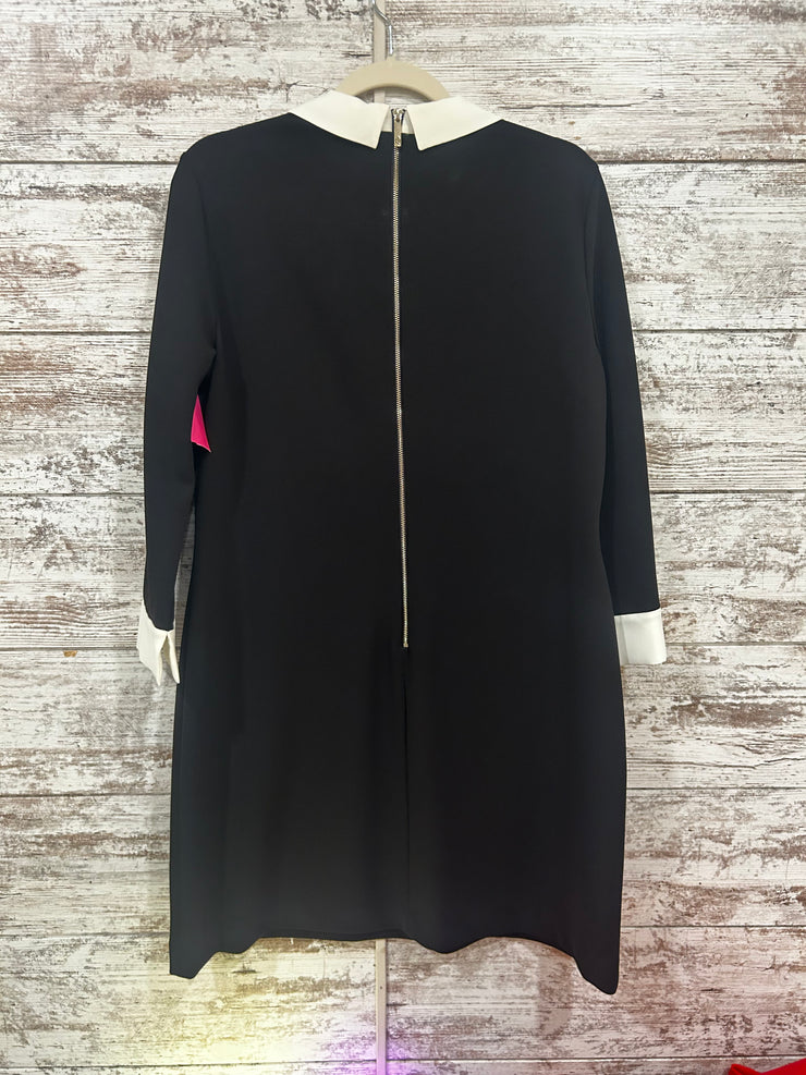 BLACK/WHITE MIDI DRESS $249