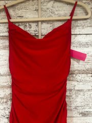 RED LONG EVENING GOWN