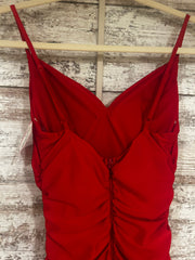 RED LONG EVENING GOWN