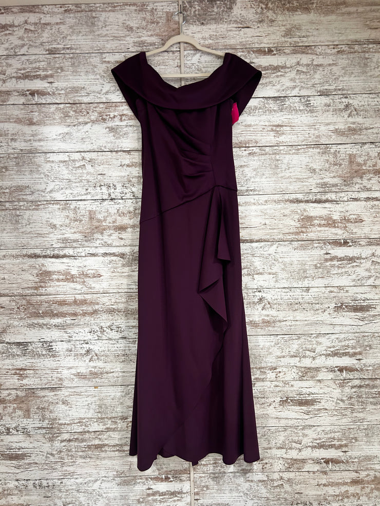 PURPLE LONG EVENING GOWN