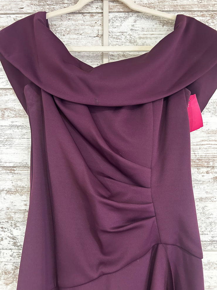 PURPLE LONG EVENING GOWN