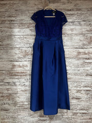 ROYAL BLUE A LINE GOWN (NEW)