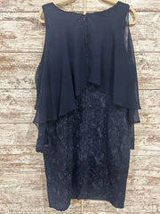 NAVY MIDI DRESS