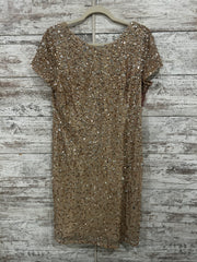 GOLD SEQUIN MIDI DRESS