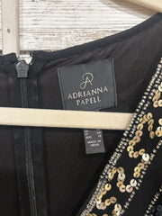 BLACK SEQUIN LONG SLEEVE TOP