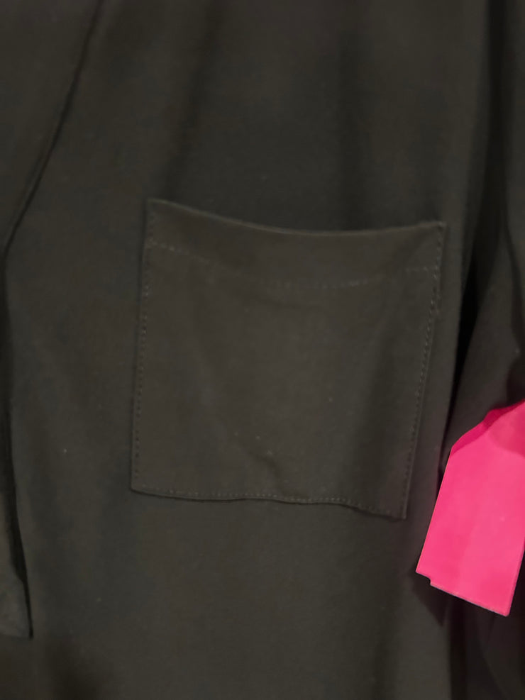 BLACK SHORT SLEEVE TOP