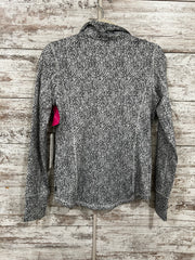 BLACK/WHITE ZIP UP JACKET -NEW