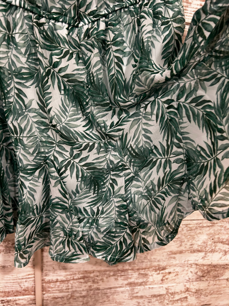 GREEN/WHITE ROMPER (NEW) $50