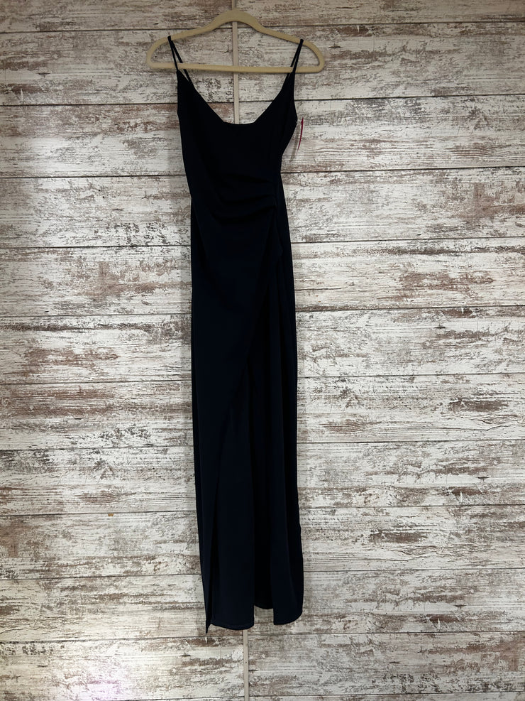 NAVY LONG EVENING GOWN