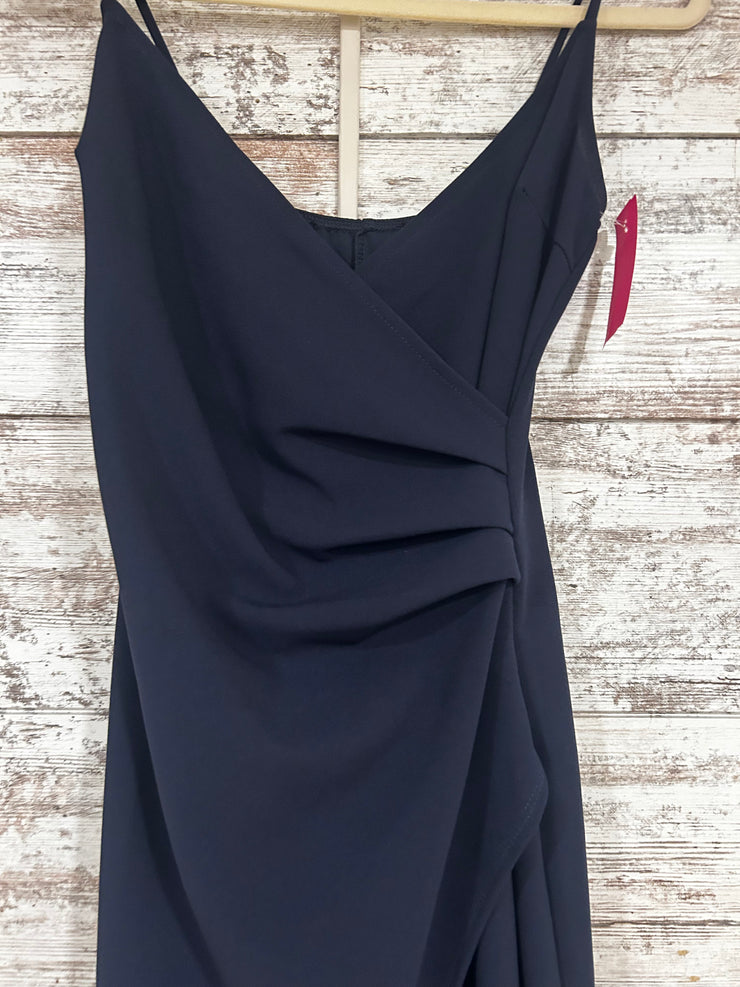 NAVY LONG EVENING GOWN