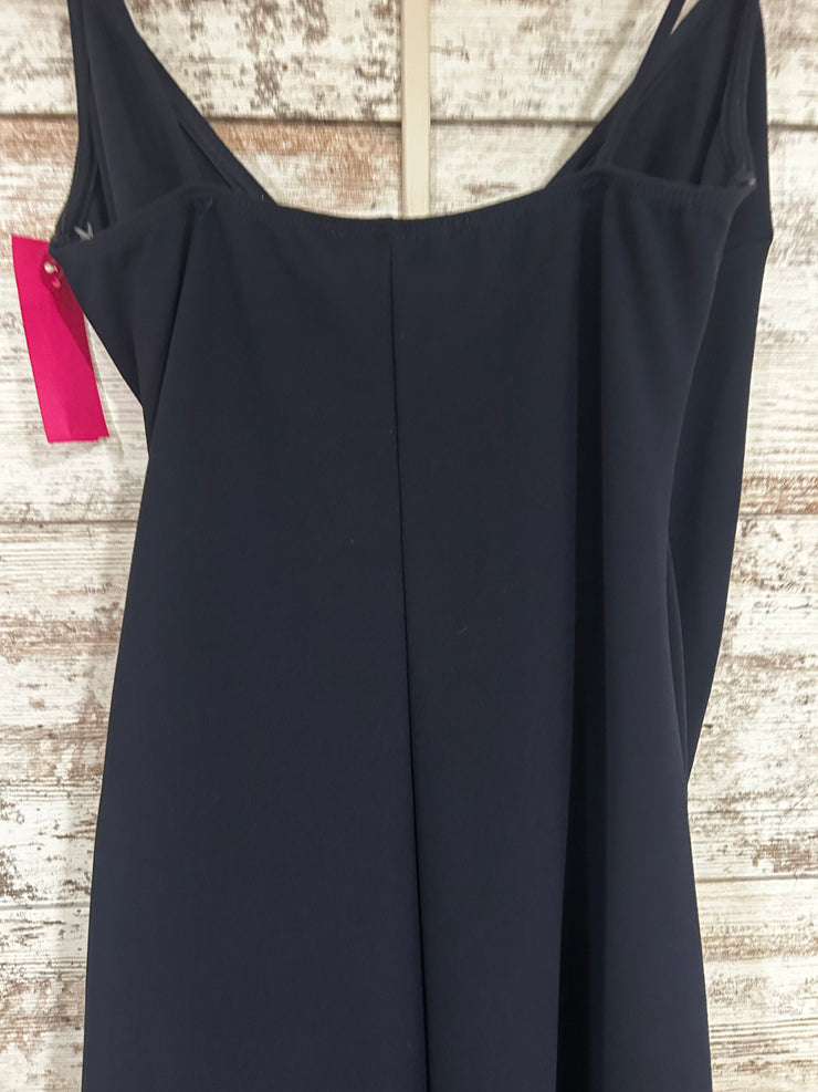 NAVY LONG EVENING GOWN